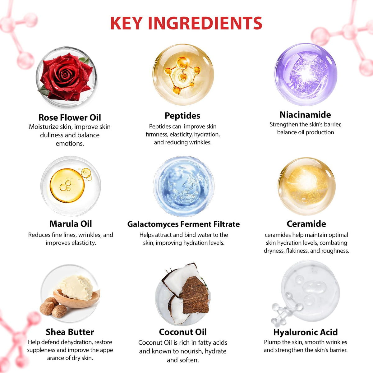 RA ROSA ACCA face serum 30ml for hydrated skin glow