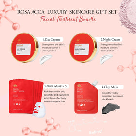 RA ROSA ACCA sheet masks five pieces for quick skin refreshment