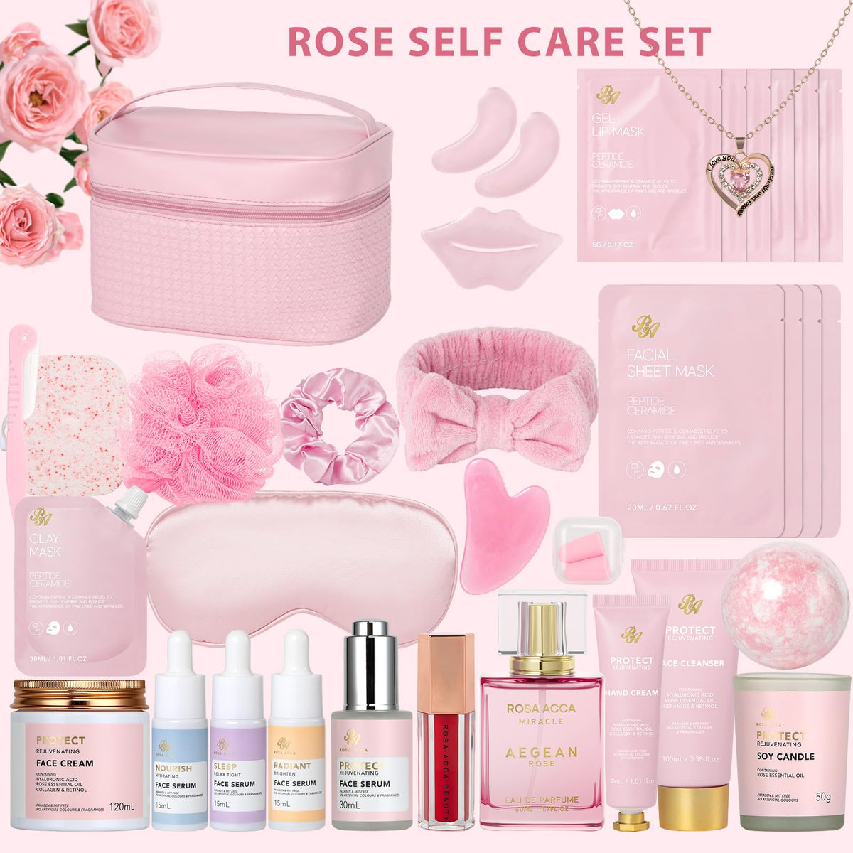 RA ROSA ACCA Rose Hand Cream 30ml nourishes and smooths dry hands