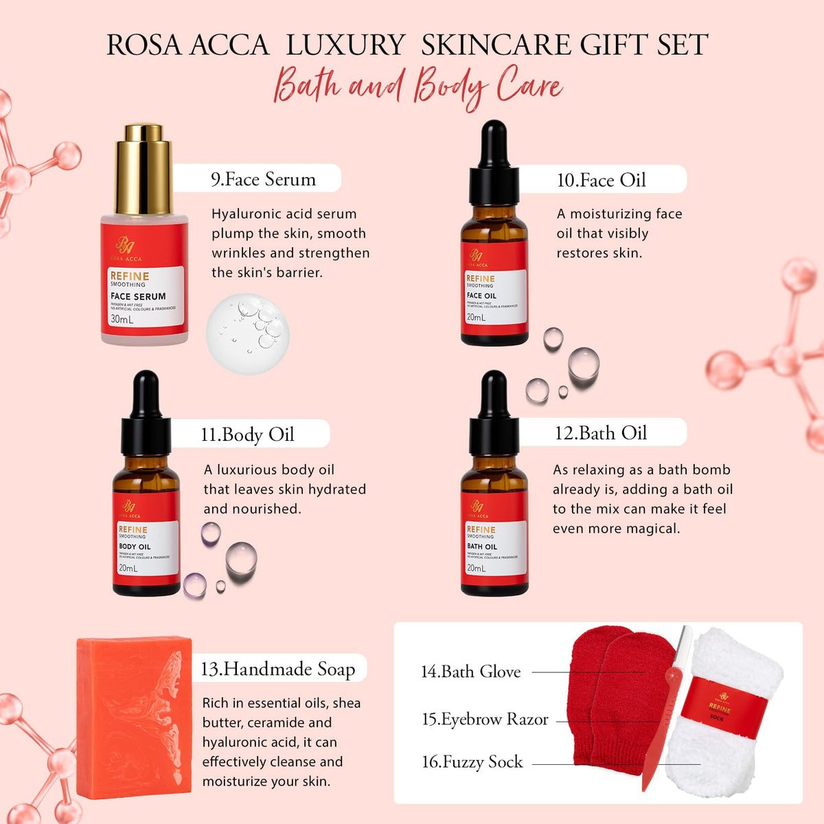 RA ROSA ACCA five sheet masks for revitalizing care