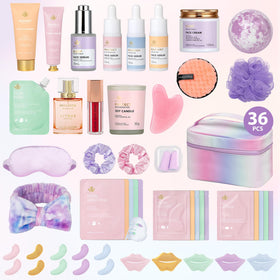 RA ROSA ACCA lavender essentials skin care kit close-up for soothing routine