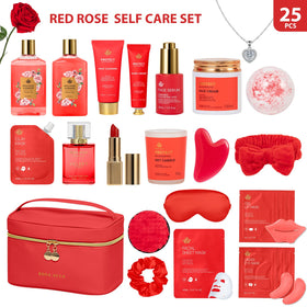 RA ROSA ACCA spa set arrangement, luxurious at-home beauty routine