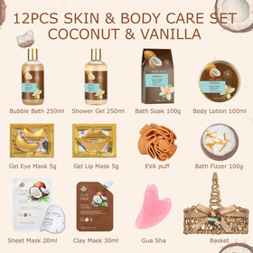 RA ROSA ACCA Vanilla Coconut Shower Gel offering a creamy cleanse with a comforting scent.