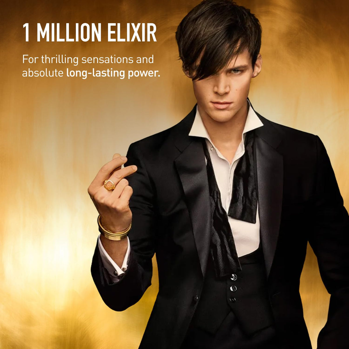 Rabanne 1 Million Elixir top-note apple-davana swirl, lively start