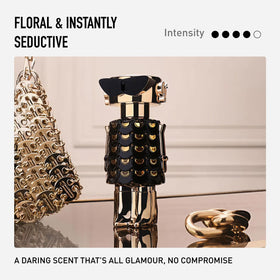 Refillable Fame Parfum packaging emphasizes sustainable luxury and longevity.