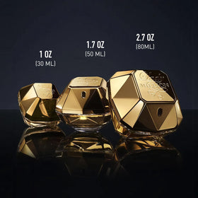 Rabanne Lady Million honey and patchouli base lingers into evening