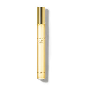Rabanne Million Gold for Her bottle close-up highlighting glamour and fragrance.