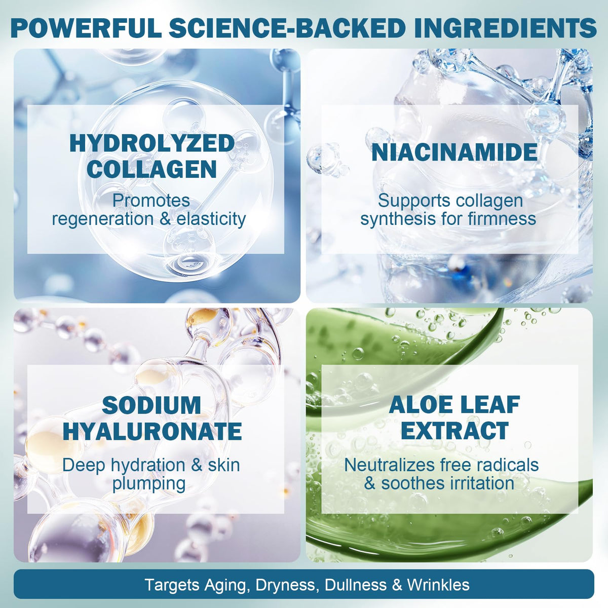 Racgrul lightweight serum texture absorbed quickly without greasiness