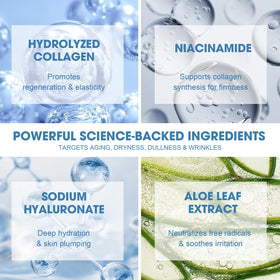 Racgrul Serum on skin during application highlights refreshing, non-greasy feel.