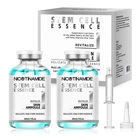 Racgrul Stem Cell Serum Face bottle shown, lightweight hydration for refreshed skin.