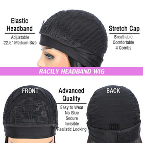 R RACILY HAIR 21.5-23 inch cap fits most head sizes