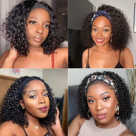 R RACILY HAIR glueless headband wig for quick wear and secure fit