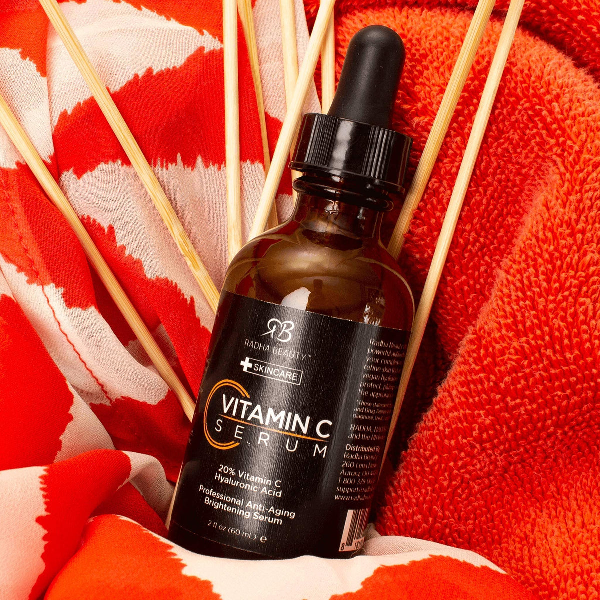 Radha Beauty Vitamin C Serum with witch hazel for balanced tone