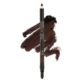 Radiant Hellenica eyeliner pencil in dark brown glides smoothly for precise definition.