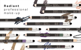 Radiant Professional Eyeliner defines brows with versatile use.
