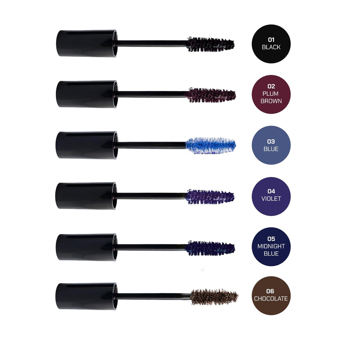 Radiant Professional Lengthening Mascara curved lashes for flawless curl and lift.