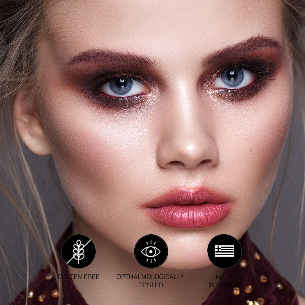 Radiant Professional Lengthening Mascara violet swatches on skin