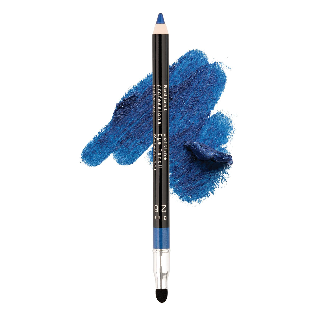 Radiant Professional Make Up Hellenica blue eyeliner pencil swatch for vivid long-lasting look