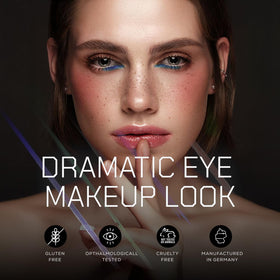 Radiant Professional Make Up Hellenica blue eyeliner on waterline for all-day definition