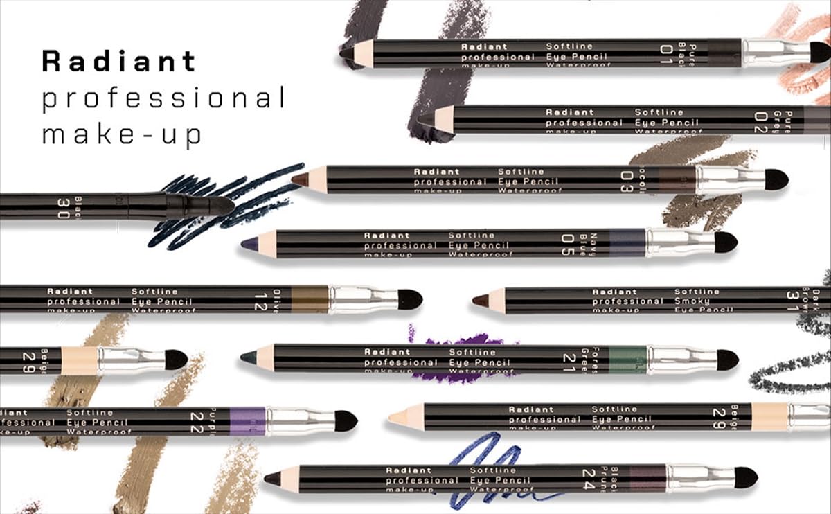 Radiant Professional Make Up Hellenica smooth glide eyeliner for comfortable wear