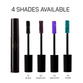 Radiant Professional Mascara brush separation demonstrates defined lashes and even color.