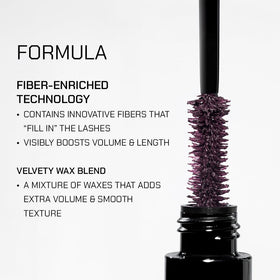 Radiant Professional Mascara full lash length demonstrates lengthening effect.