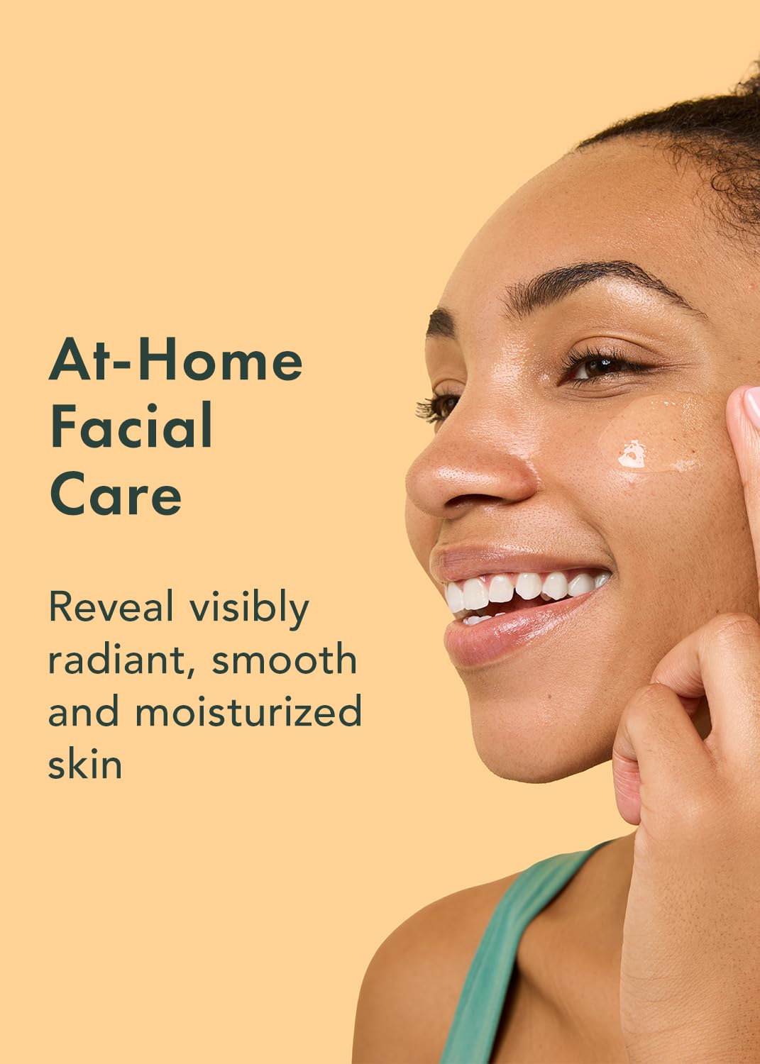Rael Miracle Clear bottle pour shot demonstrating quick 3-minute application.