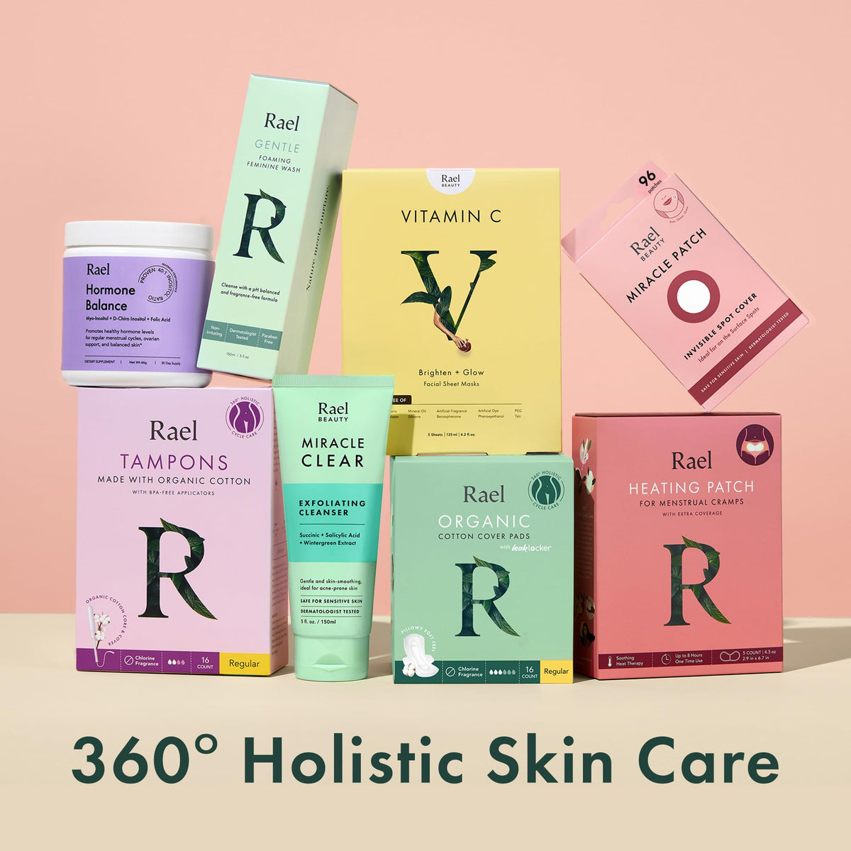Rael Miracle Clear texture on smoother pore areas signaling refinement.