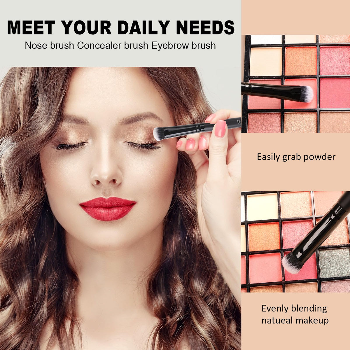 Raffaello concealer brush for targeted, seamless coverage