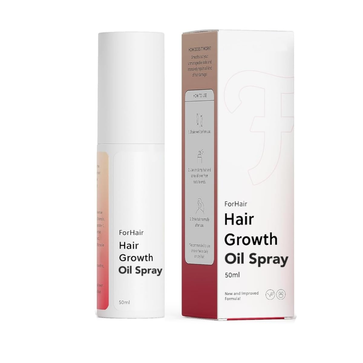 Raifin Hair Growth Spray bottle for easy daily application