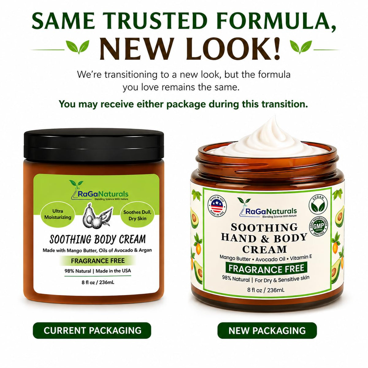 RaGaNaturals eco packaging twist-cap keeps product fresh