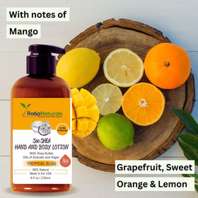 Hands applying RaGaNaturals lotion for soft, refreshed skin