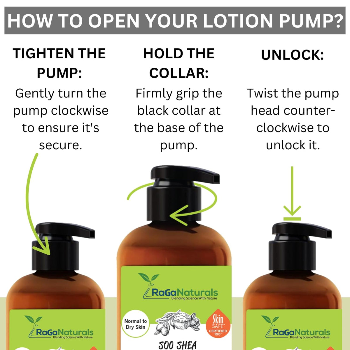 RaGaNaturals family-friendly unscented lotion suitable for all ages