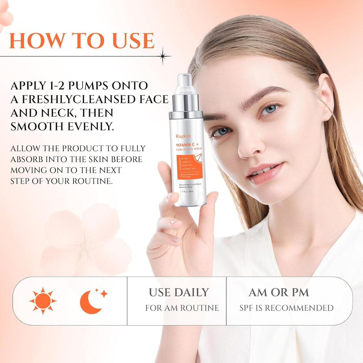 Ragkun daily skincare routine image illustrates a simple morning ritual.