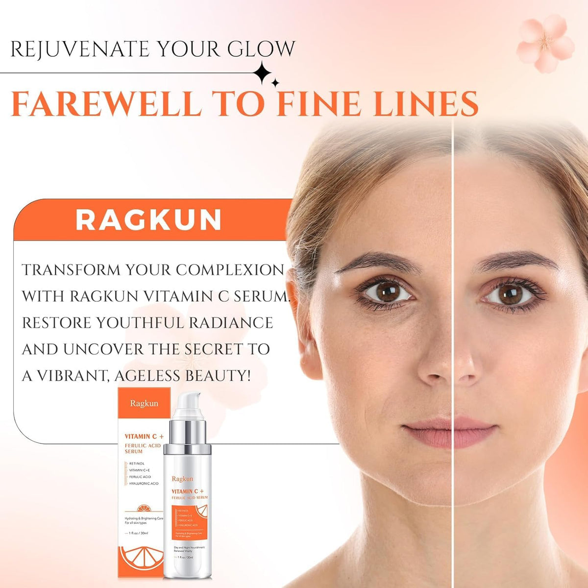 Ragkun serum amber bottle closeup emphasizes stability and premium feel.