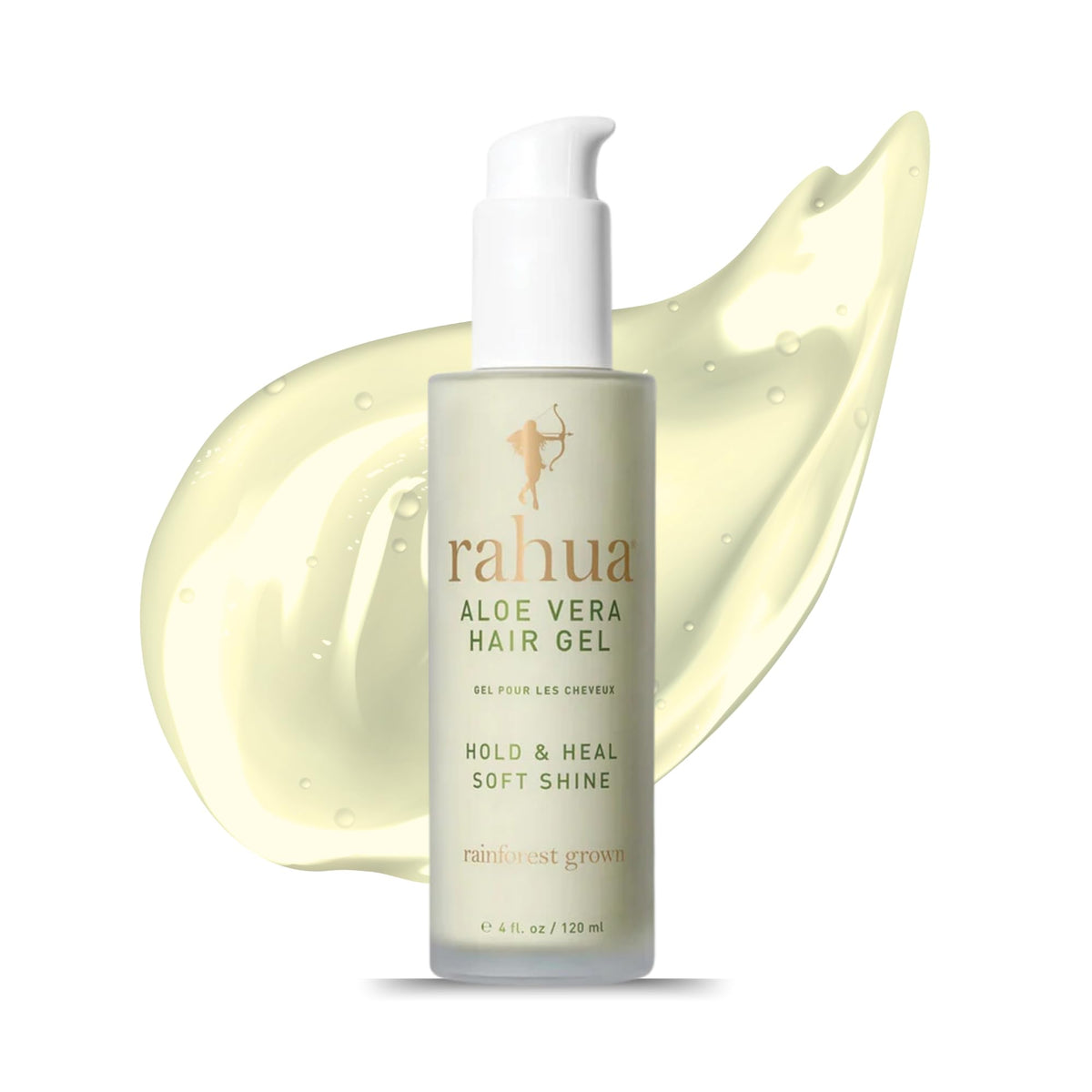 Rahua Aloe Vera Hair Gel bottle showing lightweight hold and shine