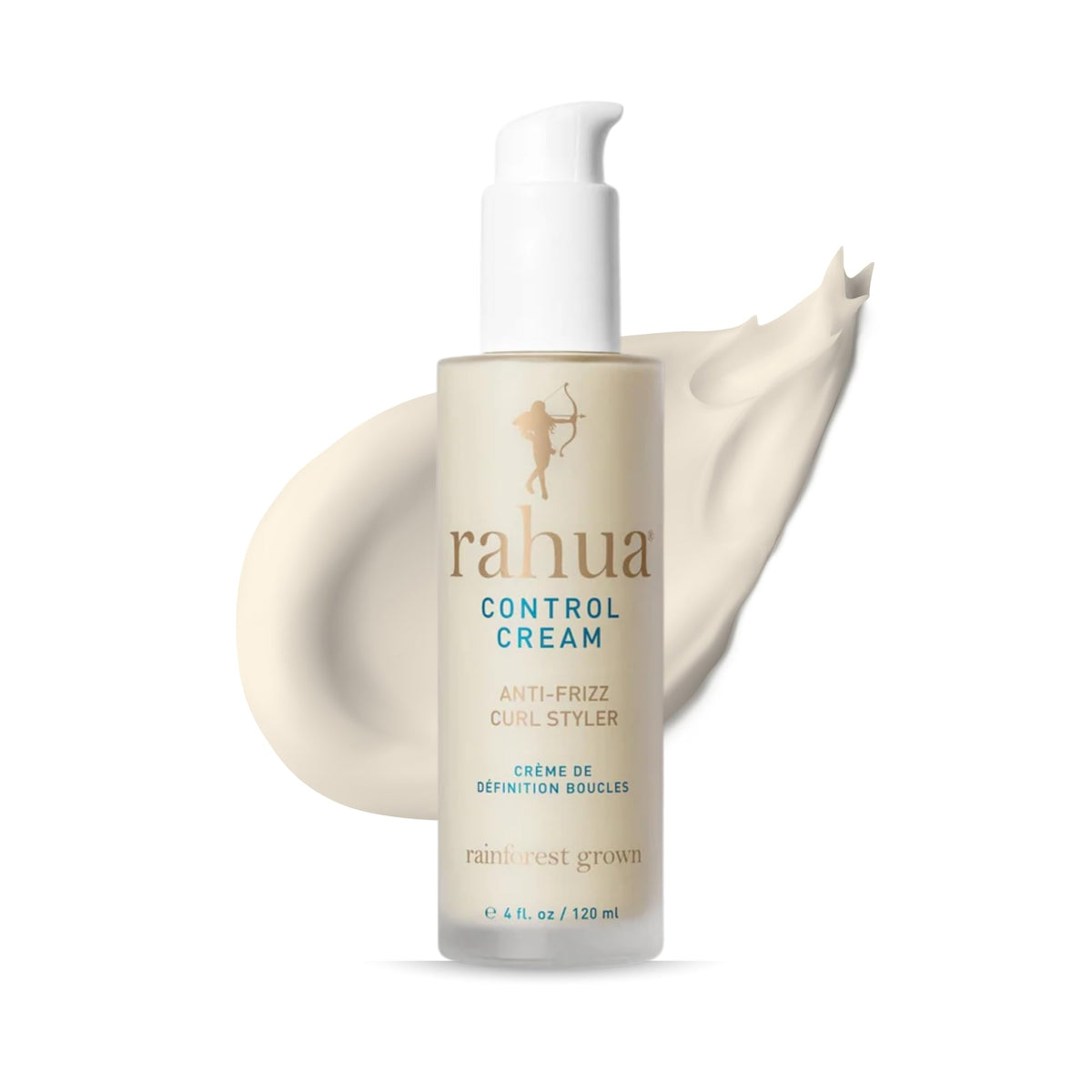 Rahua Control Cream Curl Styler 4oz bottle ready to tame curls and add shine.