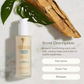 Rahua Control Cream during diffusing for lightweight hold and bounce.