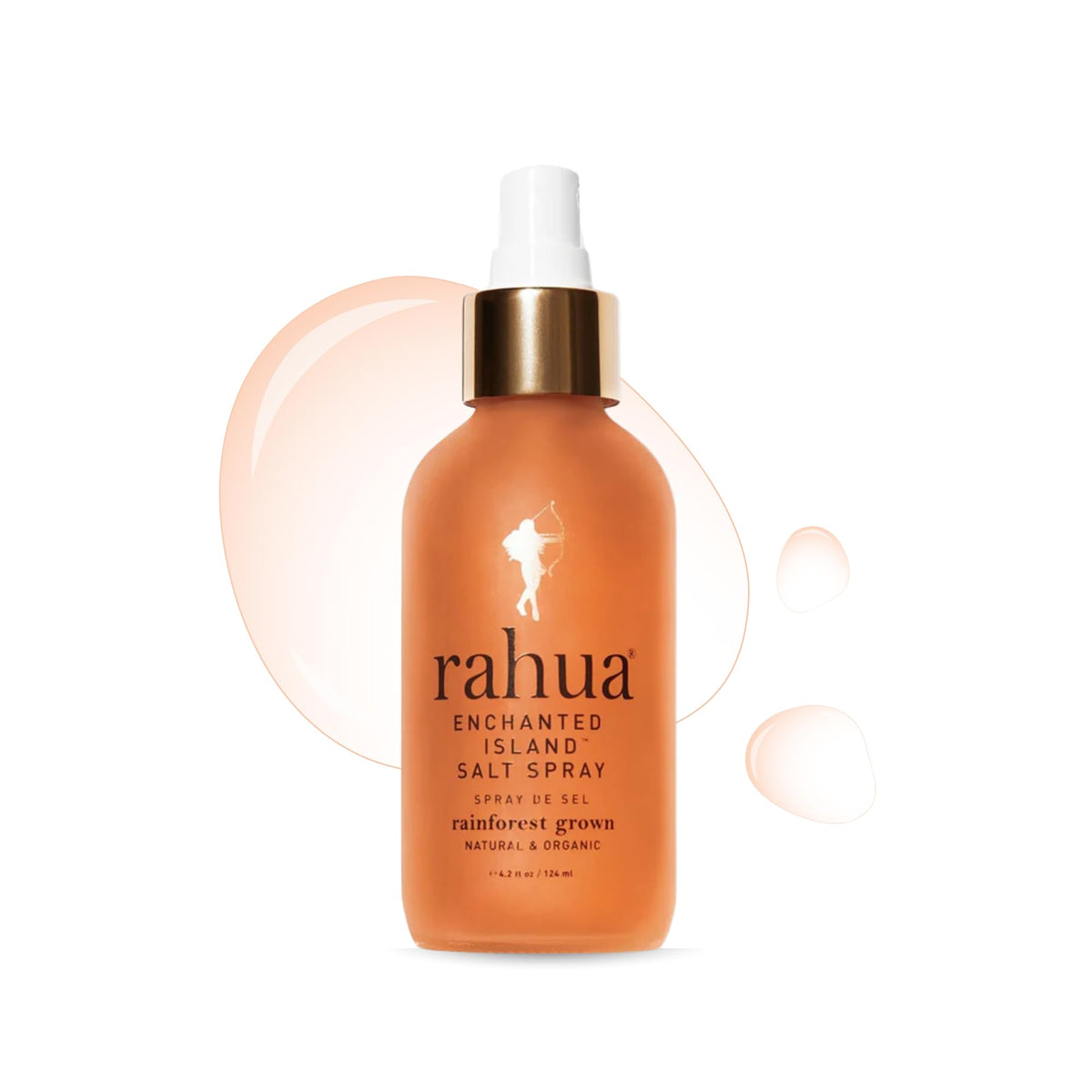 Rahua Enchanted Island Salt Spray bottle front for beachy styling.