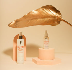 Rahua Heat Protectant Shield ingredients highlight avocado, castor and almond oils