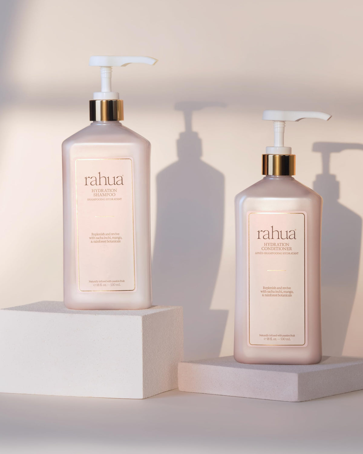 Rahua Hydration Shampoo packaging sustainability emphasizes rainforest ingredients