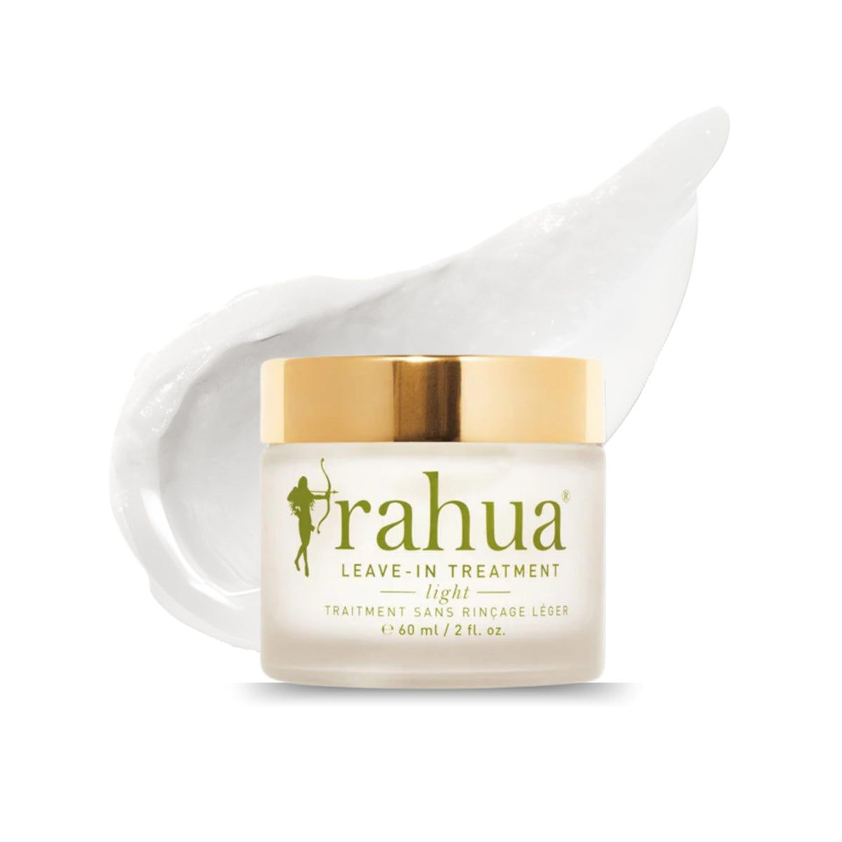 Rahua Leave-In Light bottle closeup highlighting weightless hydration for fine hair