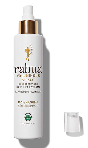 Rahua Voluminous Spray used during blow-dry for extra lift