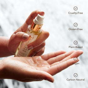 Rahua Women's Legendary Amazon Oil finish; smooth, glossy results after styling.