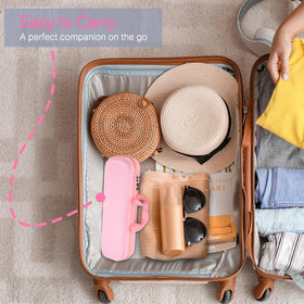 RAIACE mesh pocket keeps cables organized for quick packing