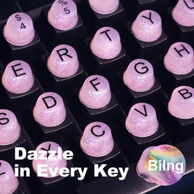 Raised Button cylindrical trapezoidal structure supports natural typing posture.