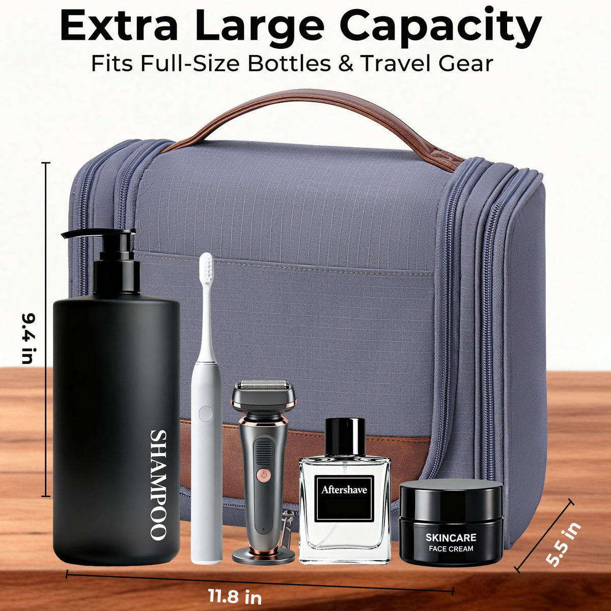 Ralnitote 360° rotating hook keeps toiletries organized in small spaces