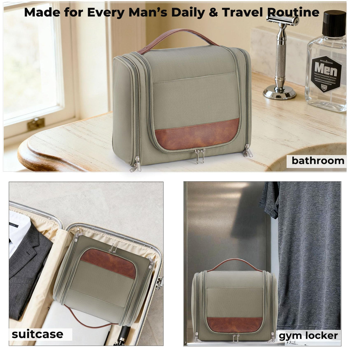 Ralnitote durable water-resistant fabric for travel durability.
