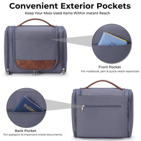 Ralnitote transparent waterproof pockets separate items during travel