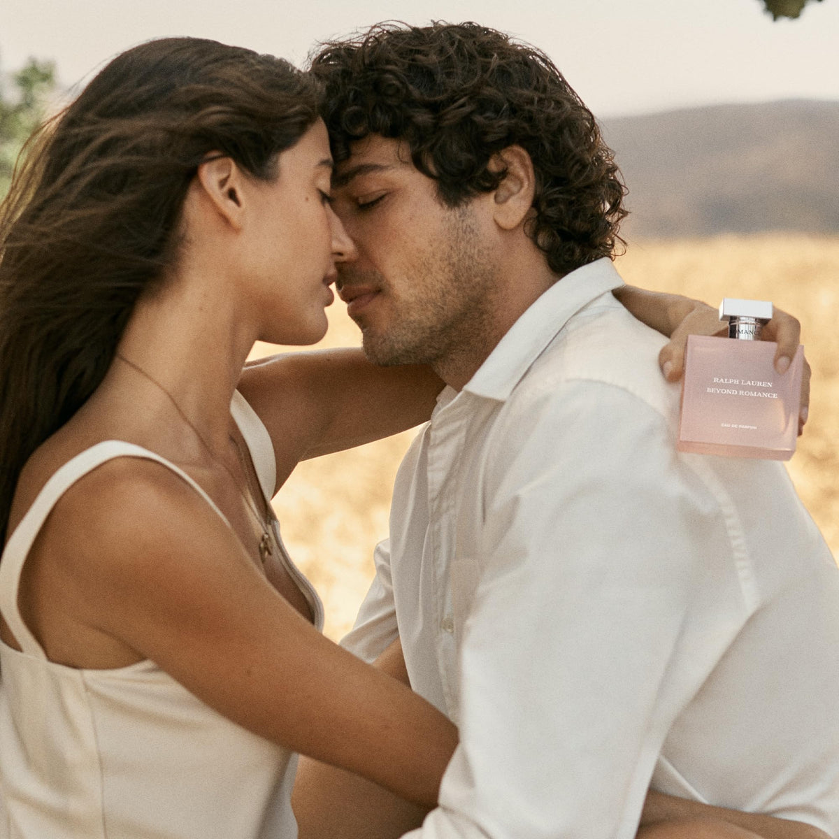 Ralph Lauren Beyond Romance spray at pulse points for memorable invitation.